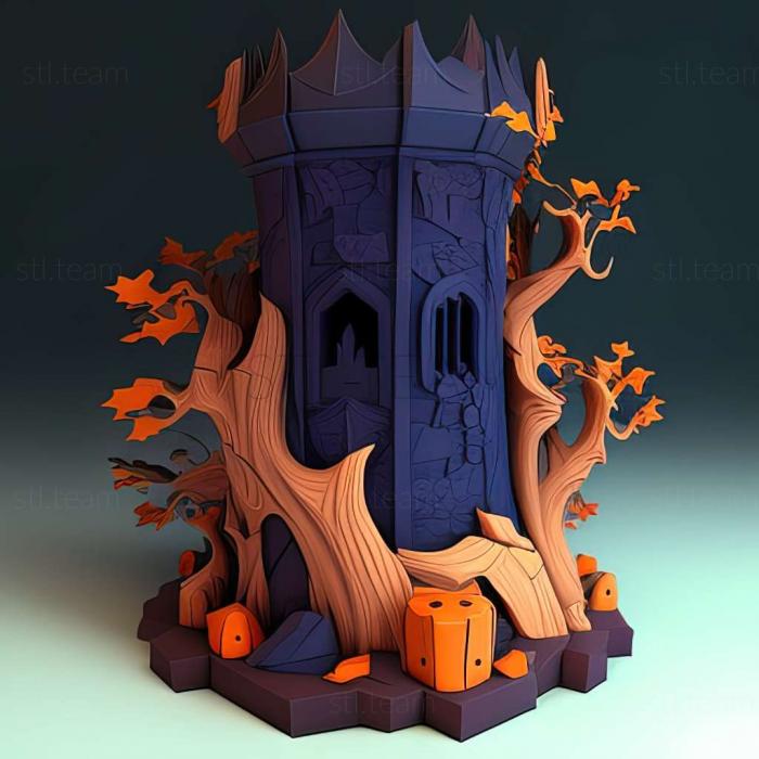 3D model Tower Bloxx Deluxe game (STL)